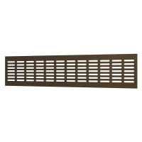 Решетка вентиляционная переточная Era 4810DP алюминиевая dark bronze