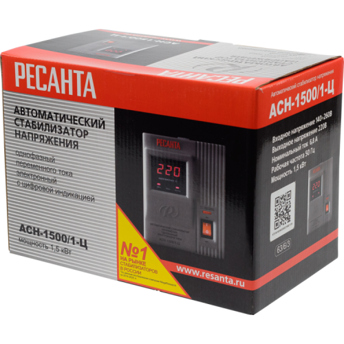 Стабилизатор напряжения РЕСАНТА АСН-1500/1-Ц в Москве