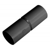 PR13.0167 ∙ Патрубок-муфта черная д40 (1шт/150шт уп/кор) Промрукав