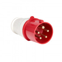 Вилка<br/>переносная 015 3Р+РЕ+N 16А 380В IP44 EKF PROxima  ps-015-16-380