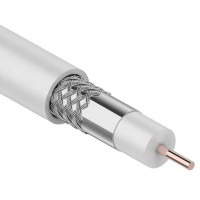 01-2203 ∙ Кабель коаксиальный RG-6U, 75 Ом, CCS/Al/Al, 64%, 305м, Indoor, белый, Rexant