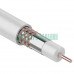 01-2231 ∙ Кабель коаксиальный RG-6U+Cu, 75 Ом, Cu/Al/Cu, 64%, 305м, Indoor, белый, Rexant