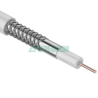 01-2472 ∙ Кабель коаксиальный DG-113, Cu/Al/CuSn, 75%, 75 Ом, 100м, Indoor, белый, CAVEL
