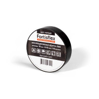 Изолента ПВХ 15х0.15х10 (черн) (Fortisflex)