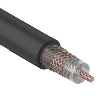 Кабель коаксиальный RG-213, 50 Ом, Cu/Cu,  96%,  100м, INDOOR,  черный REXANT