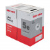 Кабель витая пара U/UTP,  CAT 5e, PVC,  2PR,  24AWG, INDOOR, SOLID,  серый,  305м REXANT