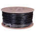 Кабель витая пара F/UTP,  CAT 5, PE,  25PR,  24AWG, OUTDOOR, SOLID,  черный,  305м,  REXANT