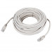 Шнур коммутационный,  патч-корд,  U/UTP RJ45-RJ45 CAT 5e, PVC,  серый,  15м REXANT
