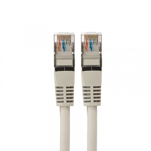 Шнур коммутационный,  патч-корд F/UTP RJ45-RJ45, CAT 5e,  ZH нг(А)-HF,  серый,  0,5м REXANT