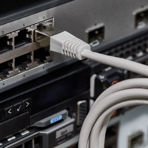 Шнур коммутационный,  патч-корд F/UTP RJ45-RJ45, CAT 5e,  ZH нг(А)-HF,  серый,  1,5м REXANT